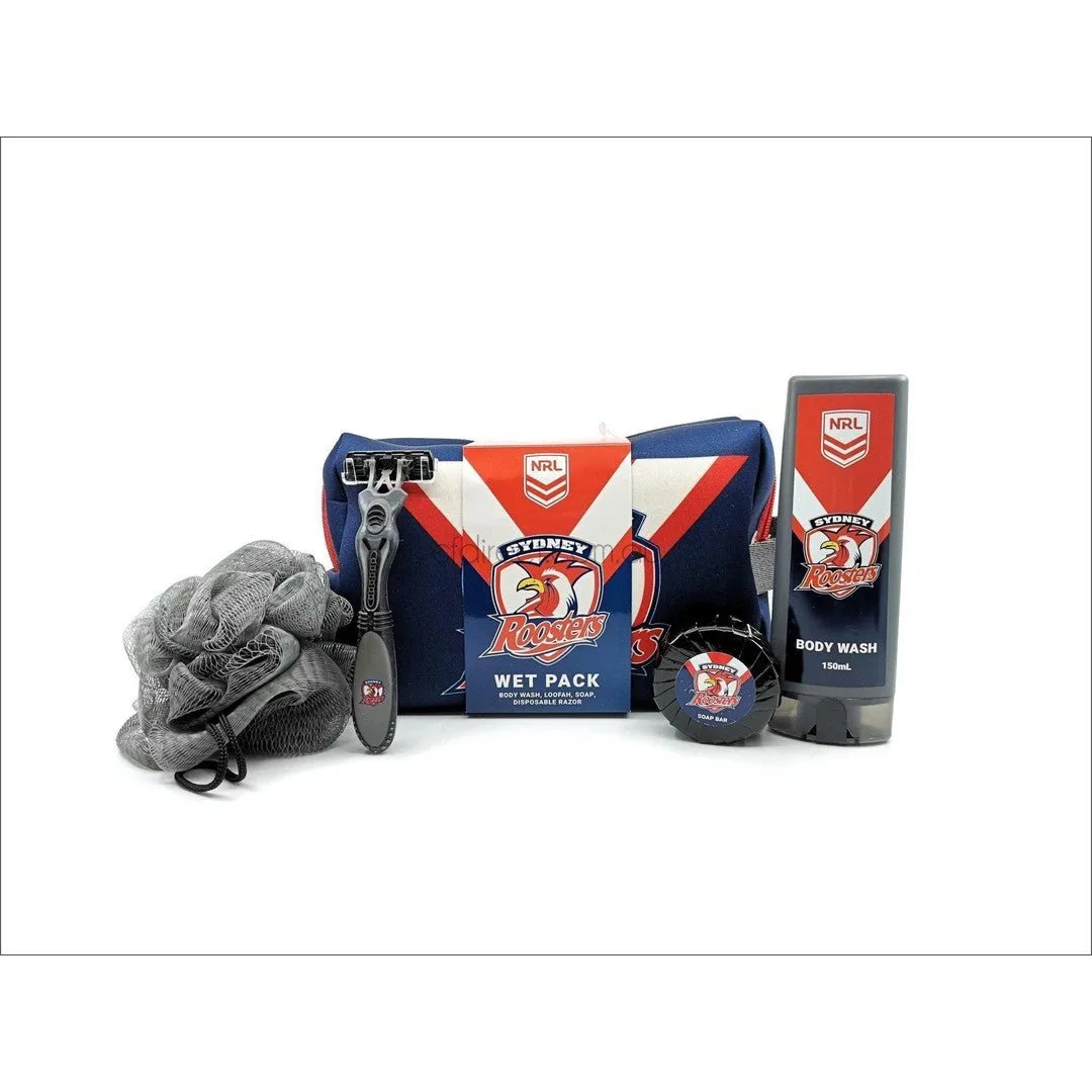 NRL Sydney Roosters Toiletry Bag Gift Set