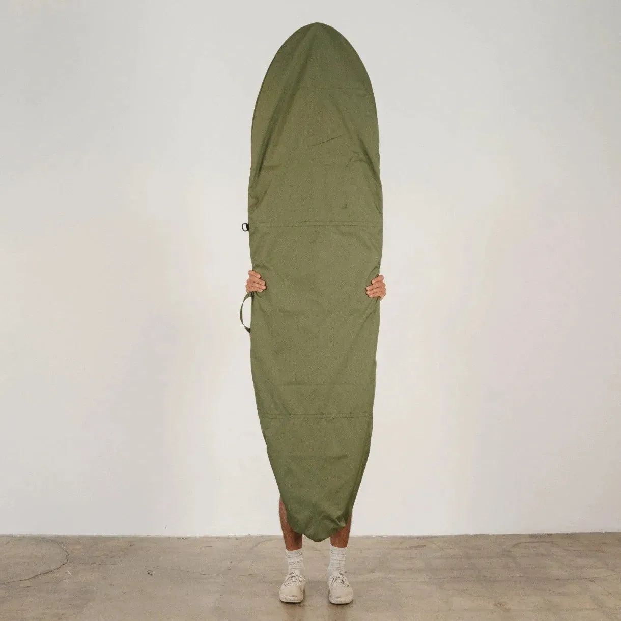 Olive Drab Canvas Surfboard Bag