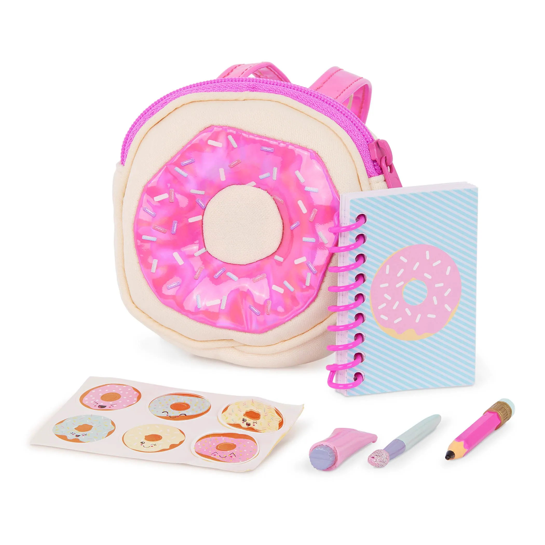 Our Generation Accessory Set Mini Back Bag - Donut Surprise Backpack