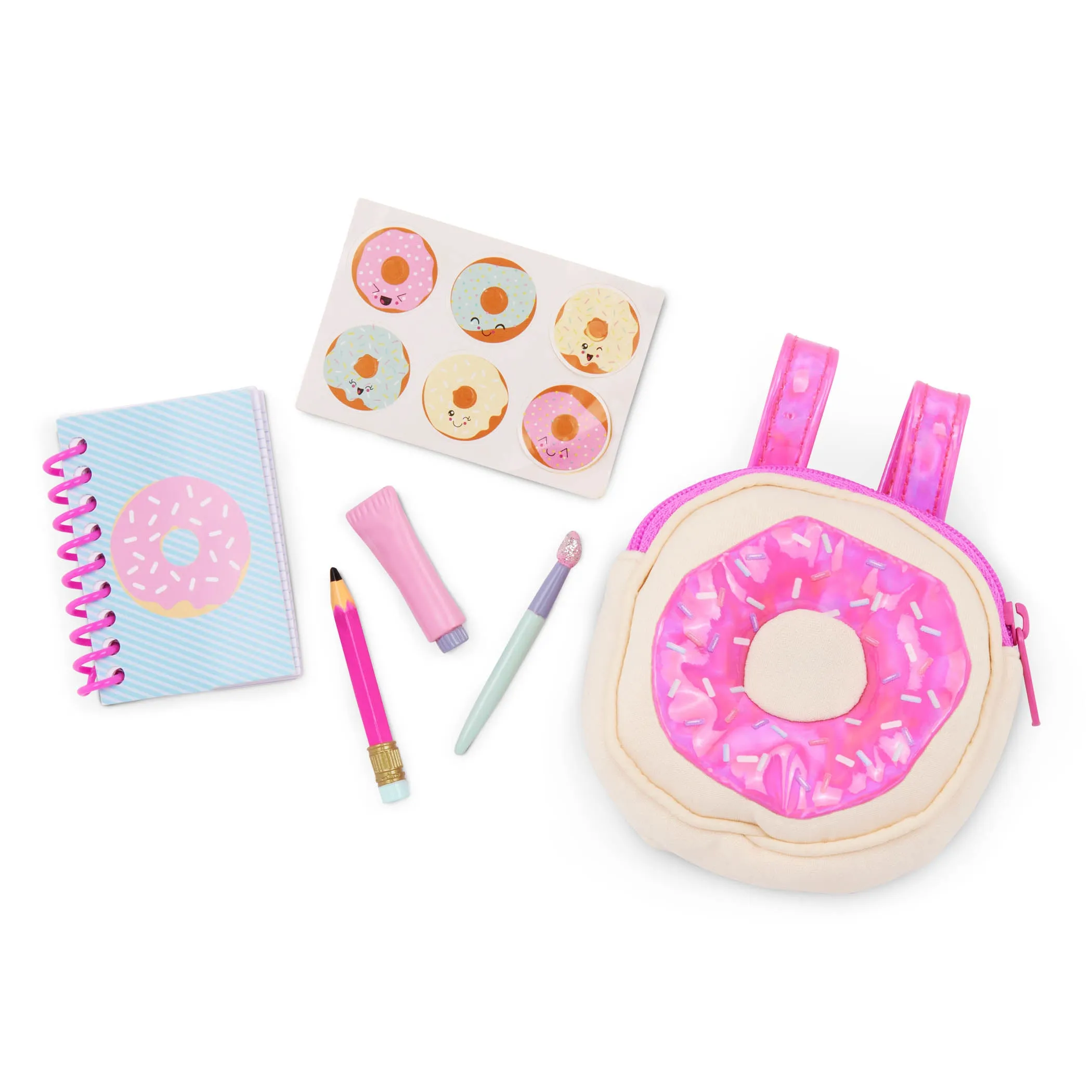 Our Generation Accessory Set Mini Back Bag - Donut Surprise Backpack