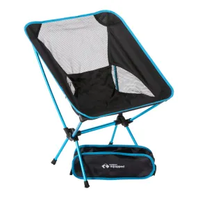 Outdoor Equipped Quick Up Camp Chair Blue