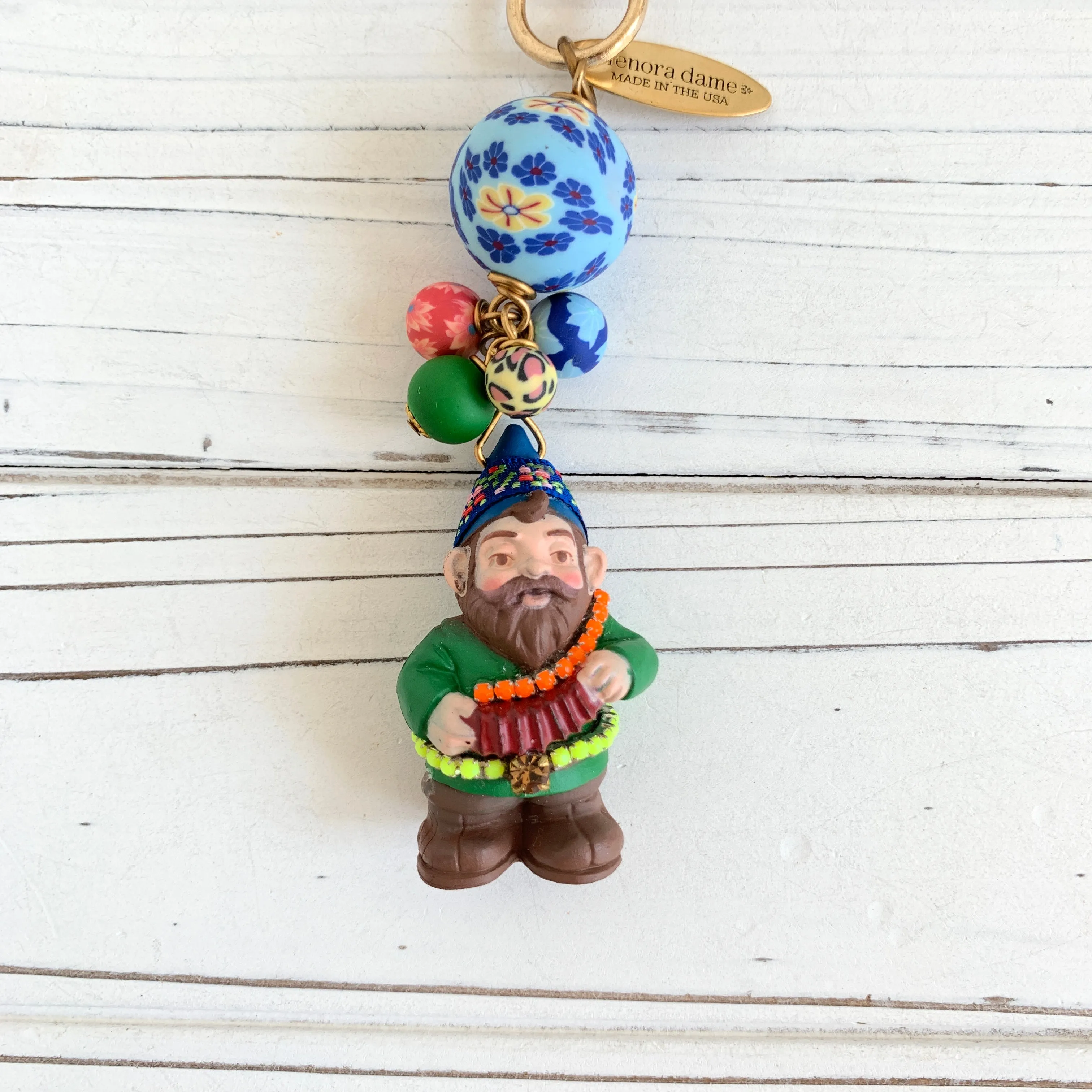 Pascal the Garden Gnome Bag Charm