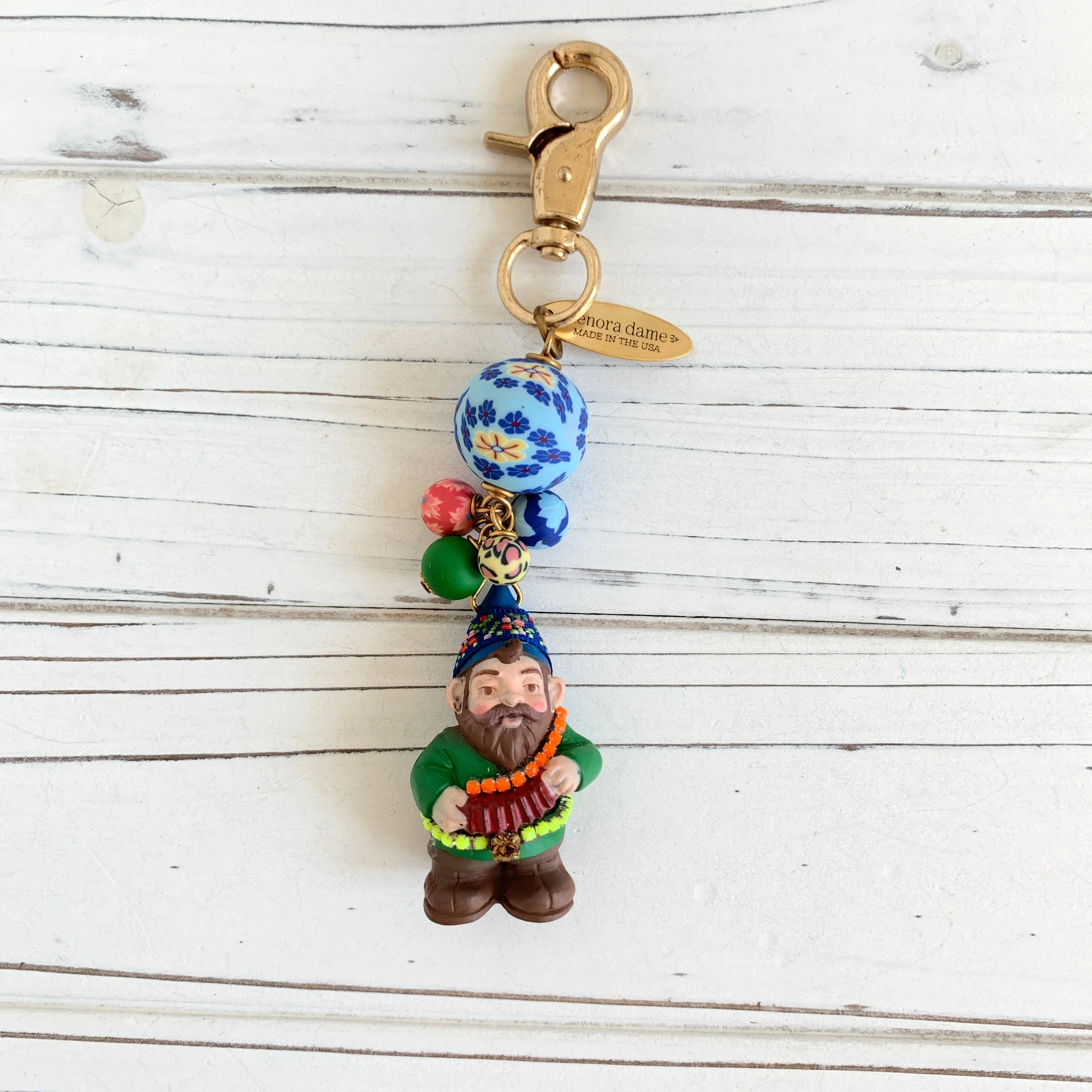 Pascal the Garden Gnome Bag Charm