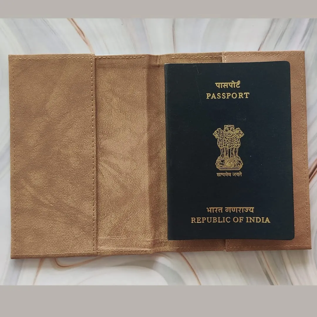 Personalized Passport Cover With Name Suitcase Tag - Hello