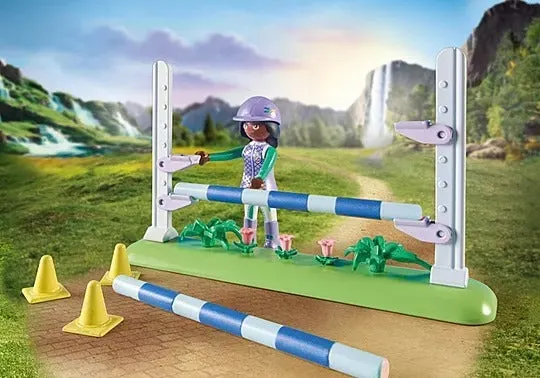 Playmobil Horses of Waterfall - Jumping Arena with