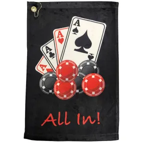 Poker Golf Towel