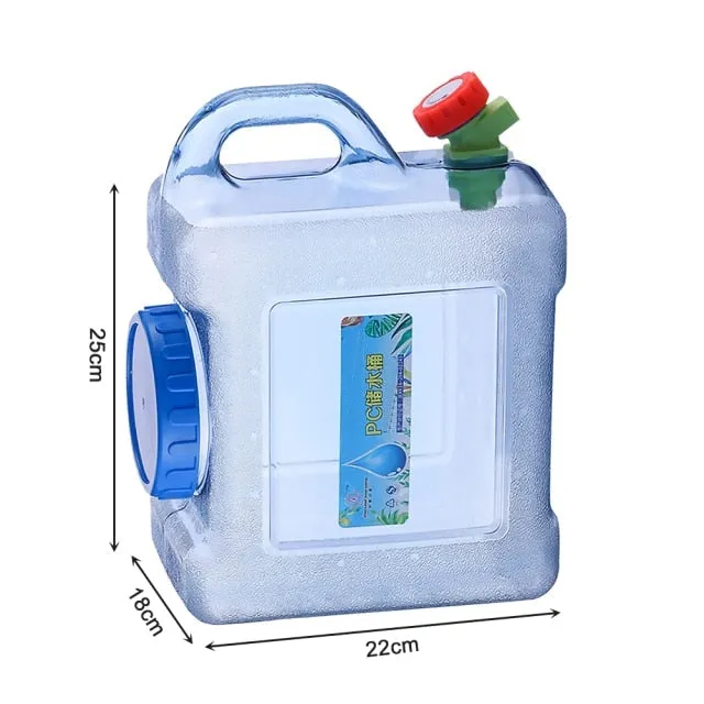 Portable Travel Camping Water Container with Faucet