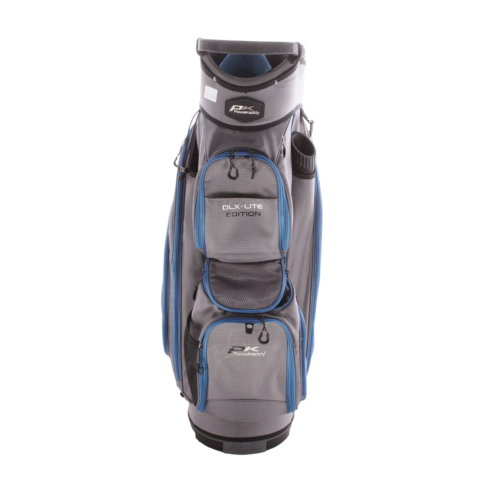 Powakaddy DLX-Edition Second Hand Cart Bag - Silver/Blue