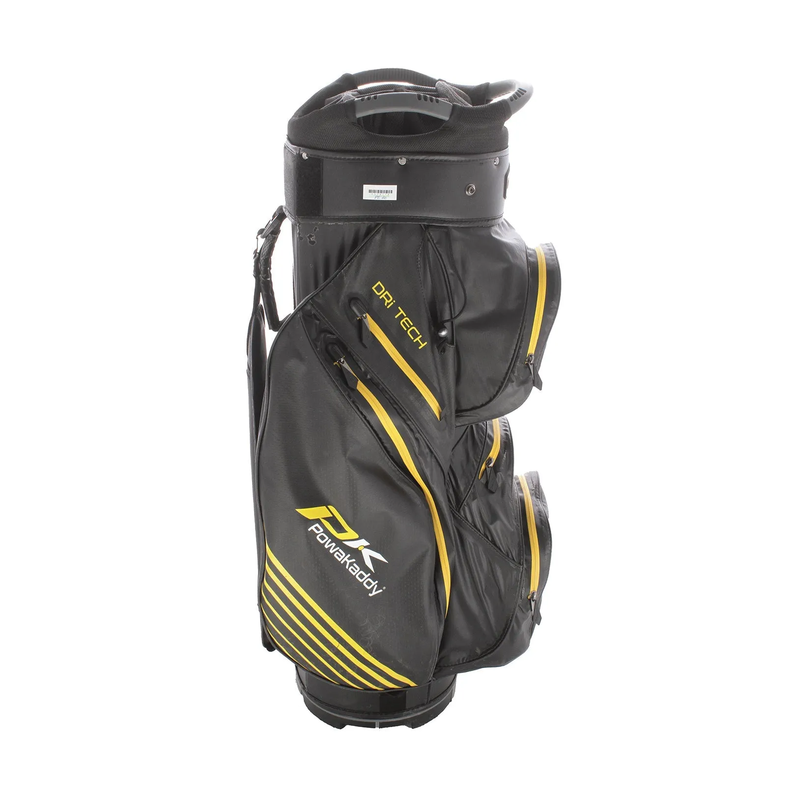 Powakaddy Dri Tech Cart Bag - Black/Yellow