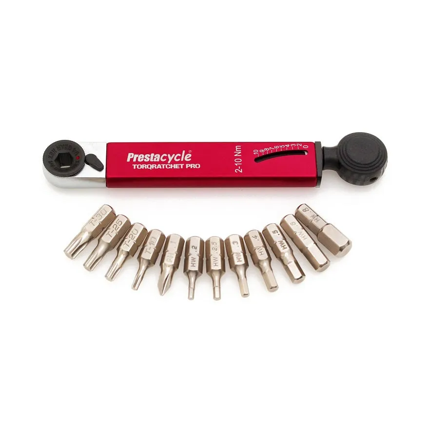 Prestacycle TorqRatchet Pro Pocket Multi-tool and 2-10Nm Torque Ratchet