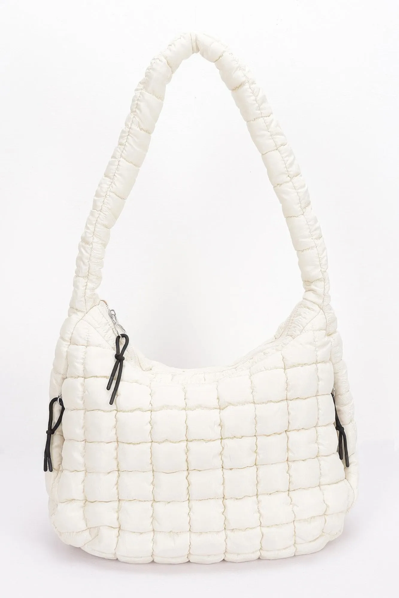 Quilted Nylon Padded Crossbody Bag