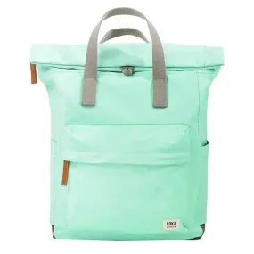 Roka Canfield B Medium Recycled Nylon Backpack - Capri Turquoise