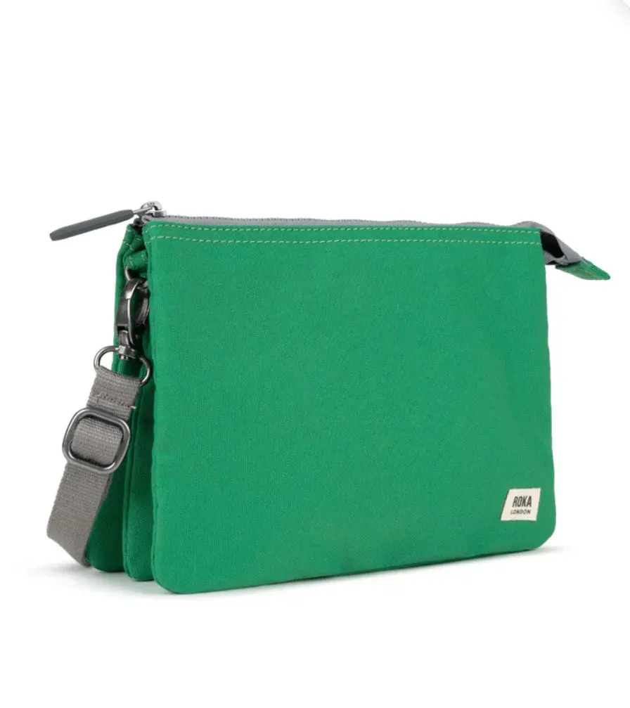 Roka Carnaby XL Cross Body Mountan Green Canvas