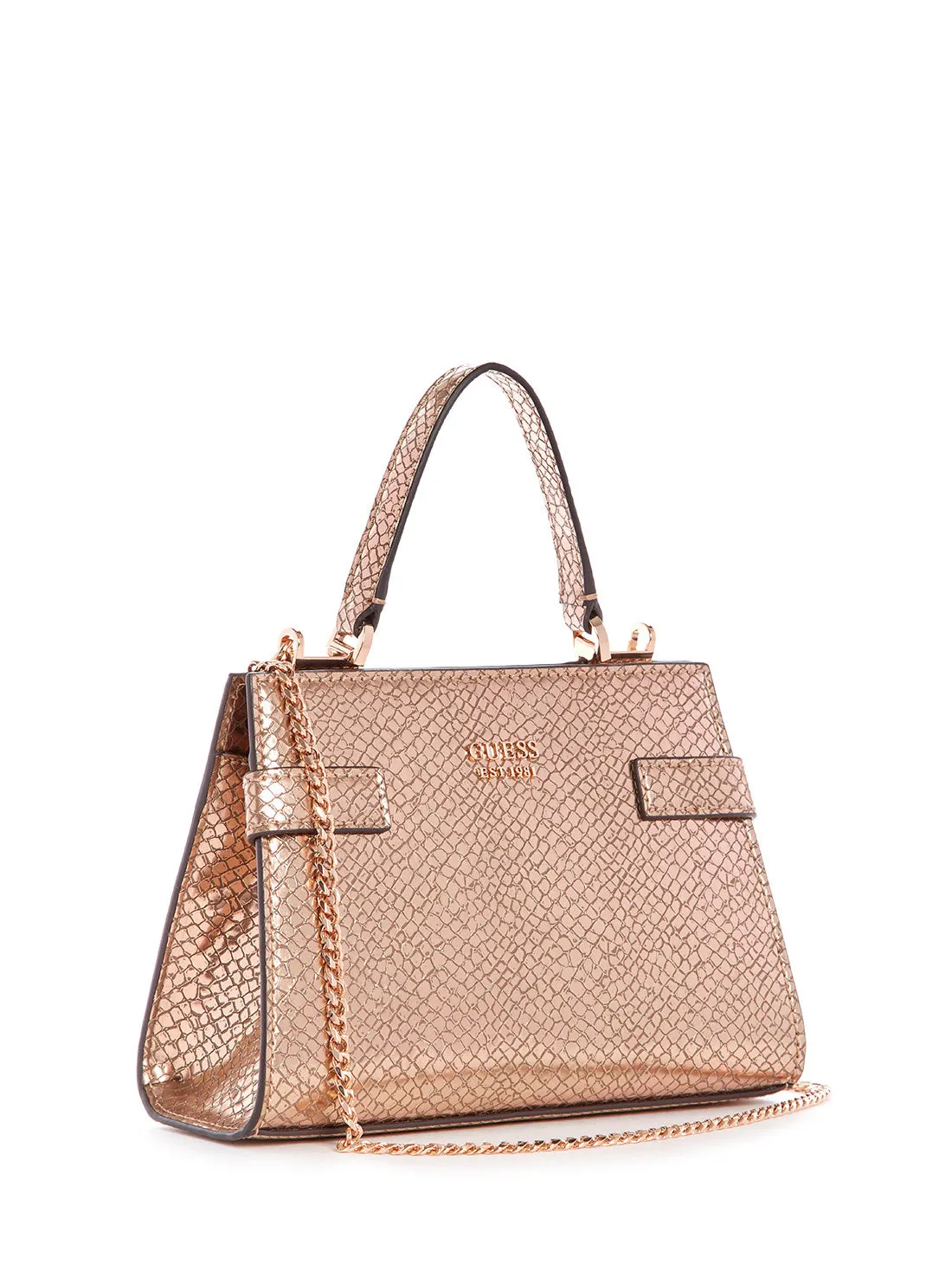 Rose Gold Moxie Mini Satchel Bag