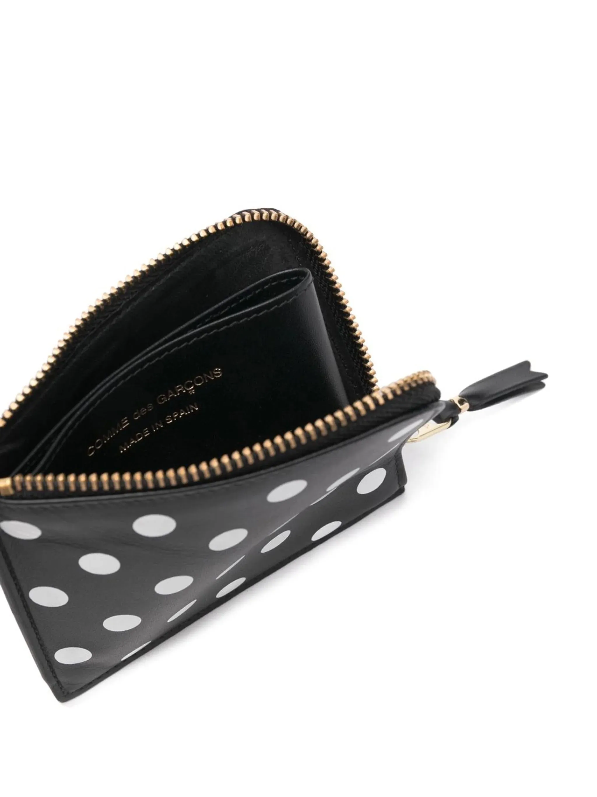 SA3100PD Wallet - Printed Polka Dot Black