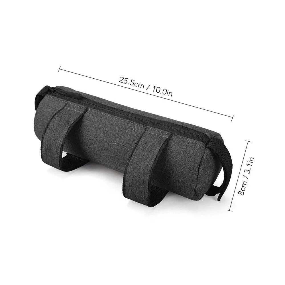 SAHOO Bike Handlebar Bag Cycling Top Tube Bag Nylon Bike Bicycle Front Frame Bag Cycling Strap-on Storage Insulation Bags