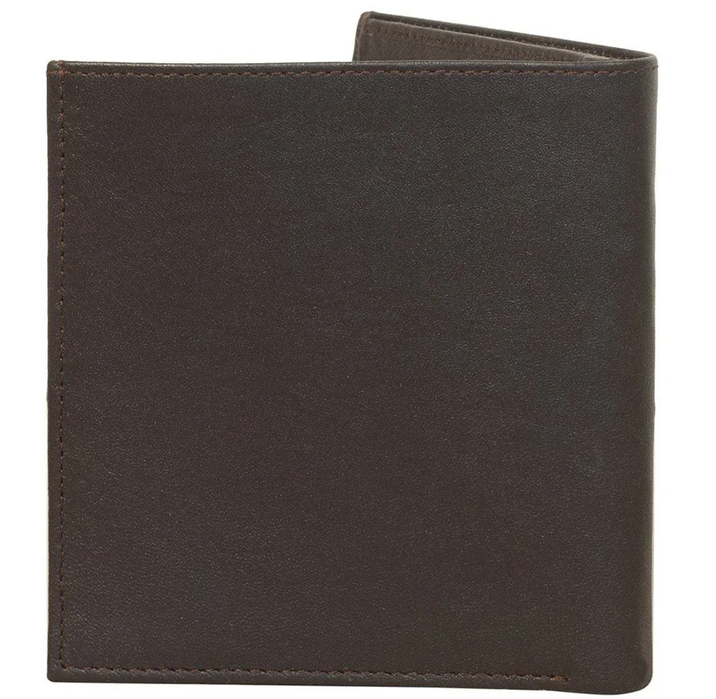 Sakkas Men's Authentic Leather Bi-Fold Wallet with 13 Credit Card Slots with Gift Bag