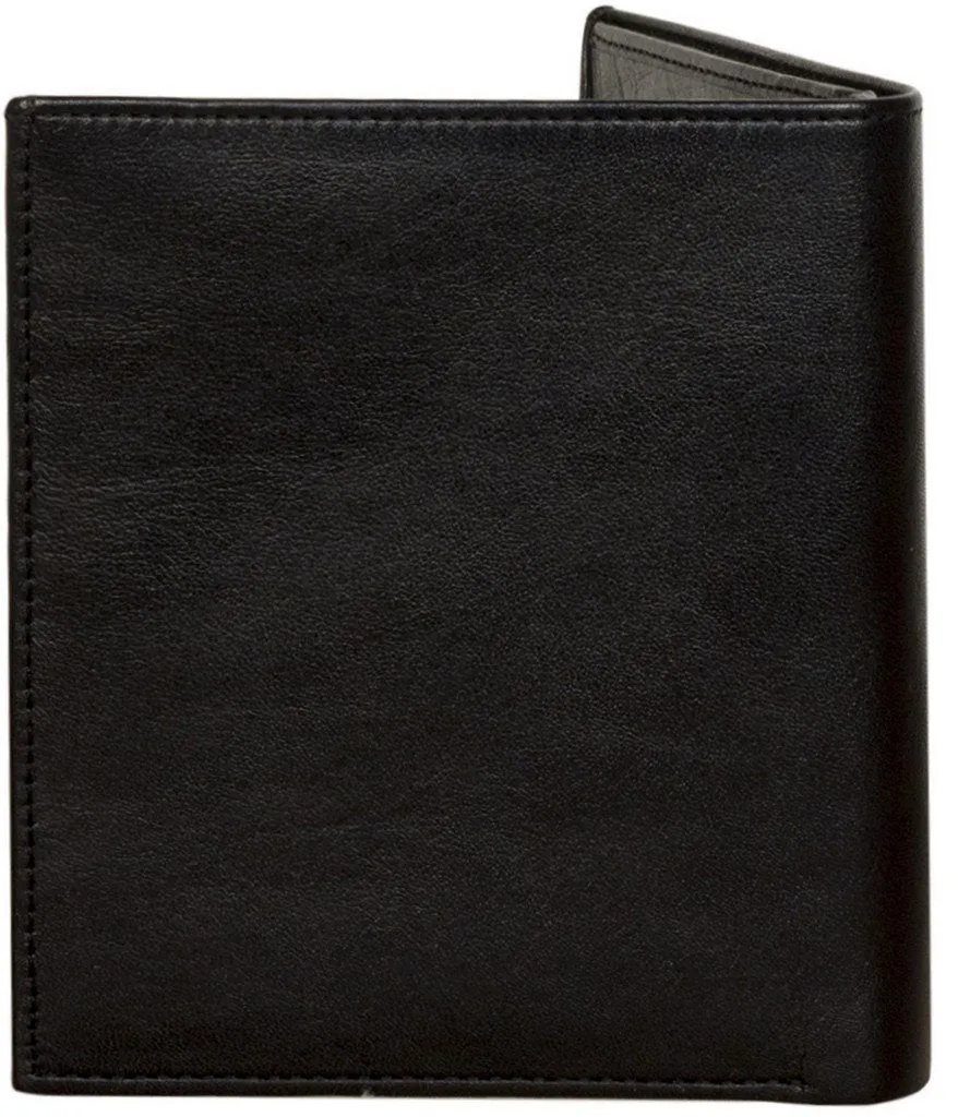 Sakkas Men's Authentic Leather Bi-Fold Wallet with 13 Credit Card Slots with Gift Bag