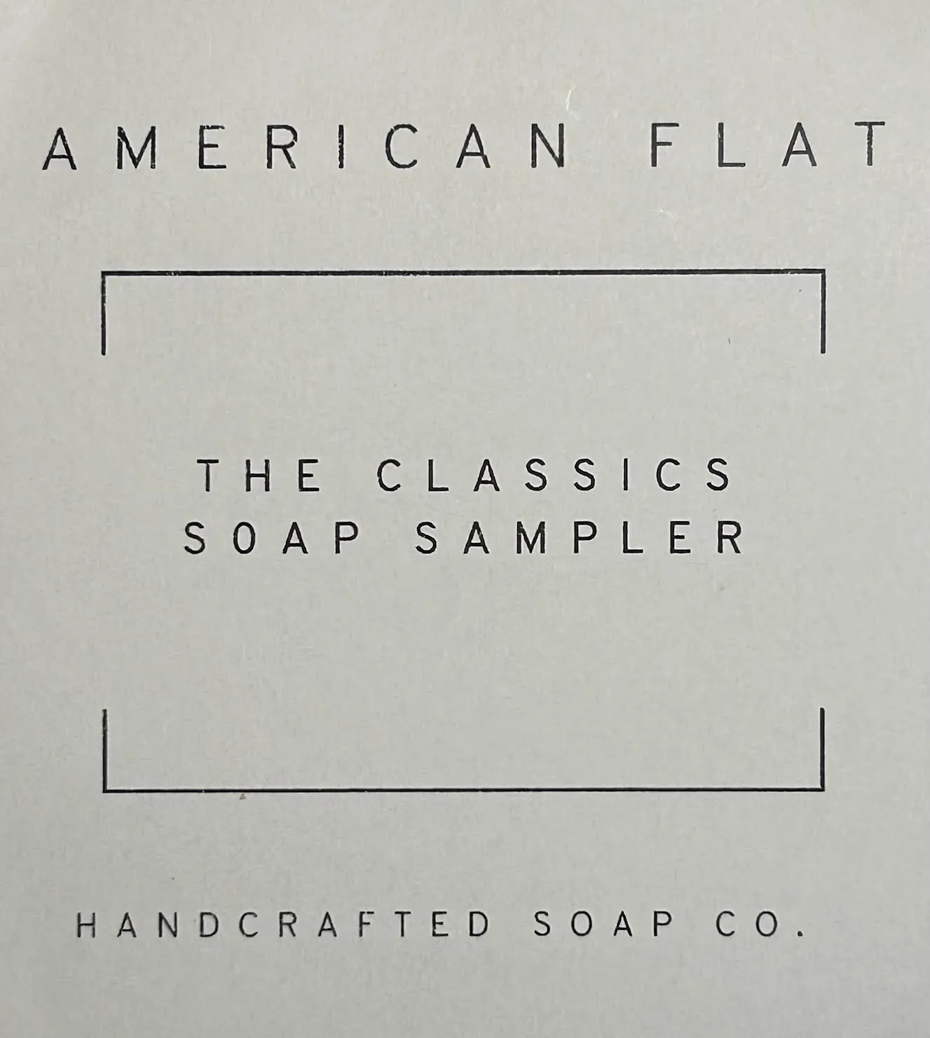 Sample Soap Bundle - American Flat Soap Co