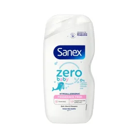 Sanex Baby Bath Foam and Shampoo Zero% Baby Frag Free 450ml