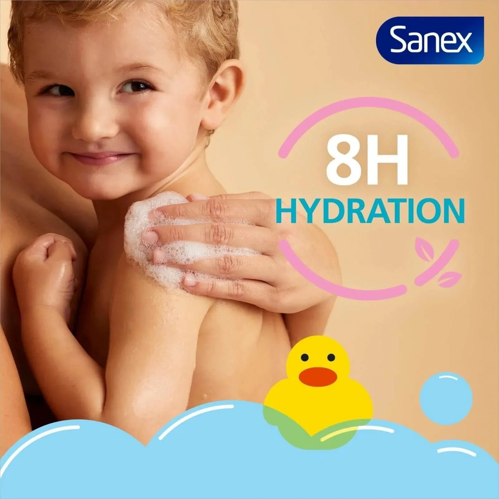 Sanex Baby Bath Foam and Shampoo Zero% Baby Frag Free 450ml