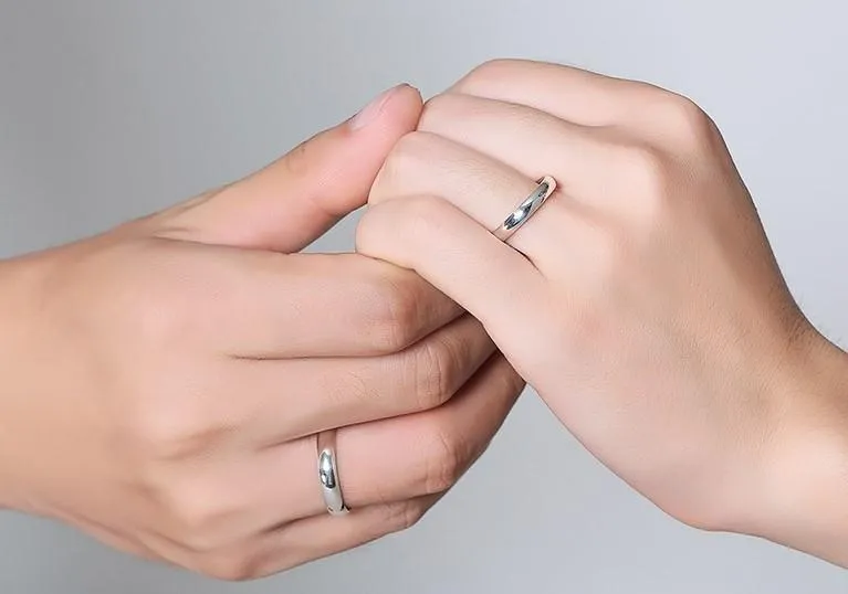 Simple Love Couple Rings