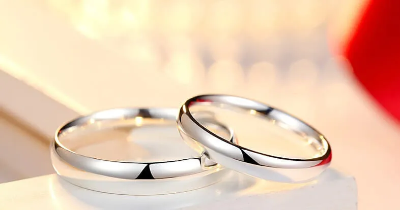 Simple Love Couple Rings