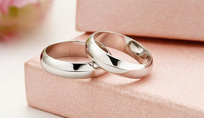 Simple Love Couple Rings