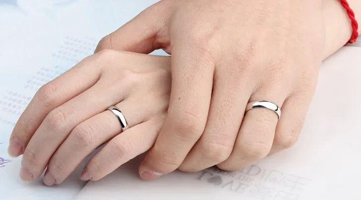 Simple Love Couple Rings