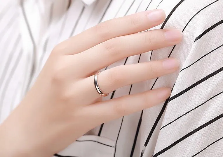 Simple Love Couple Rings