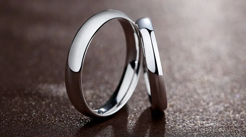 Simple Love Couple Rings