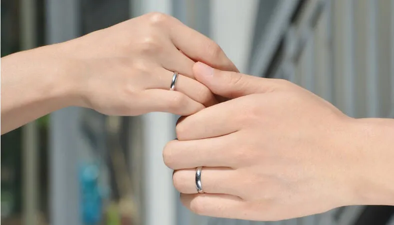 Simple Love Couple Rings