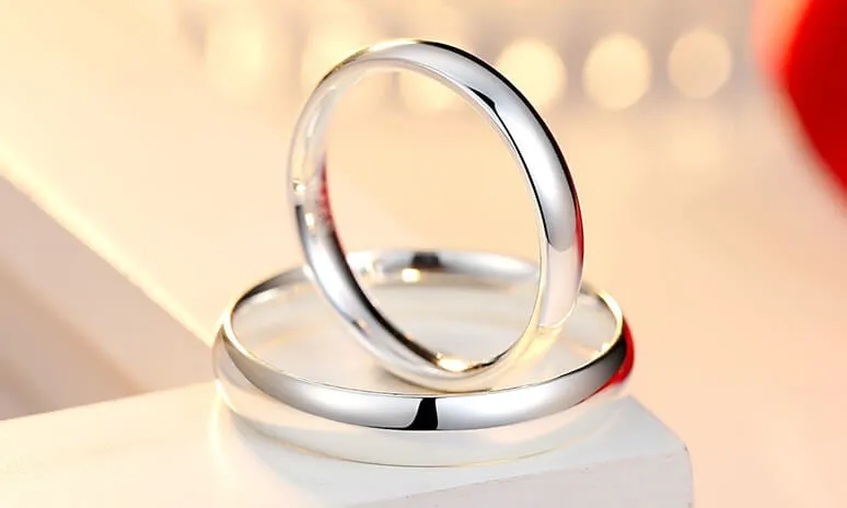 Simple Love Couple Rings