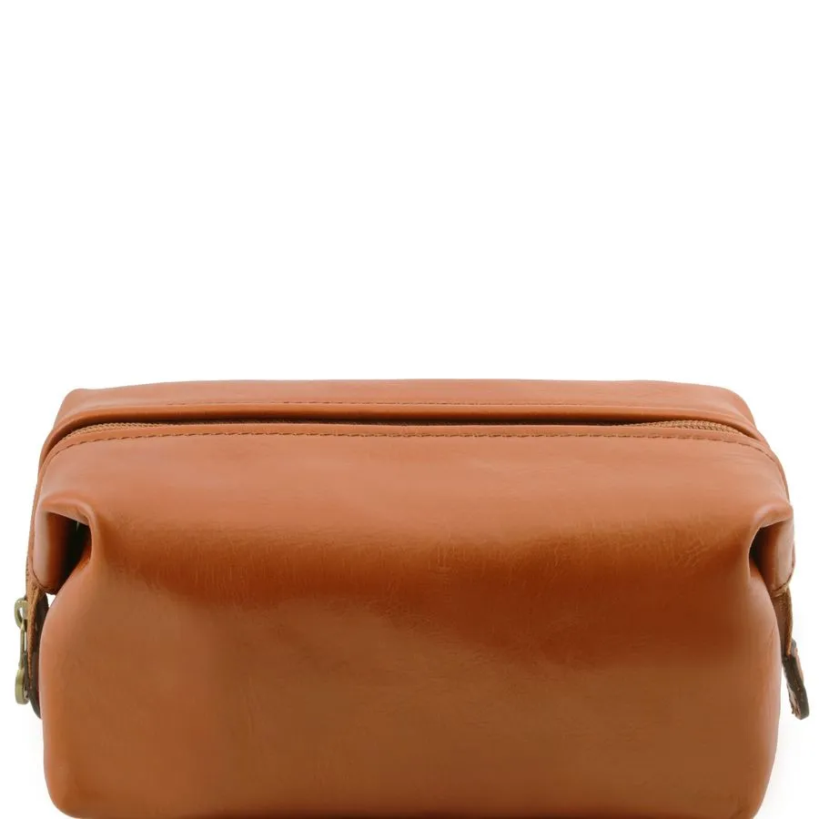 Smarty Small Leather Toiletry Bag