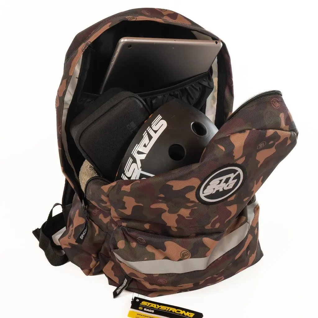 Stay Strong V3 Icon Backpack - Green Camo