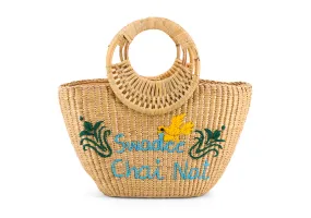 Straw Handbag Pattern Swadee Chainat