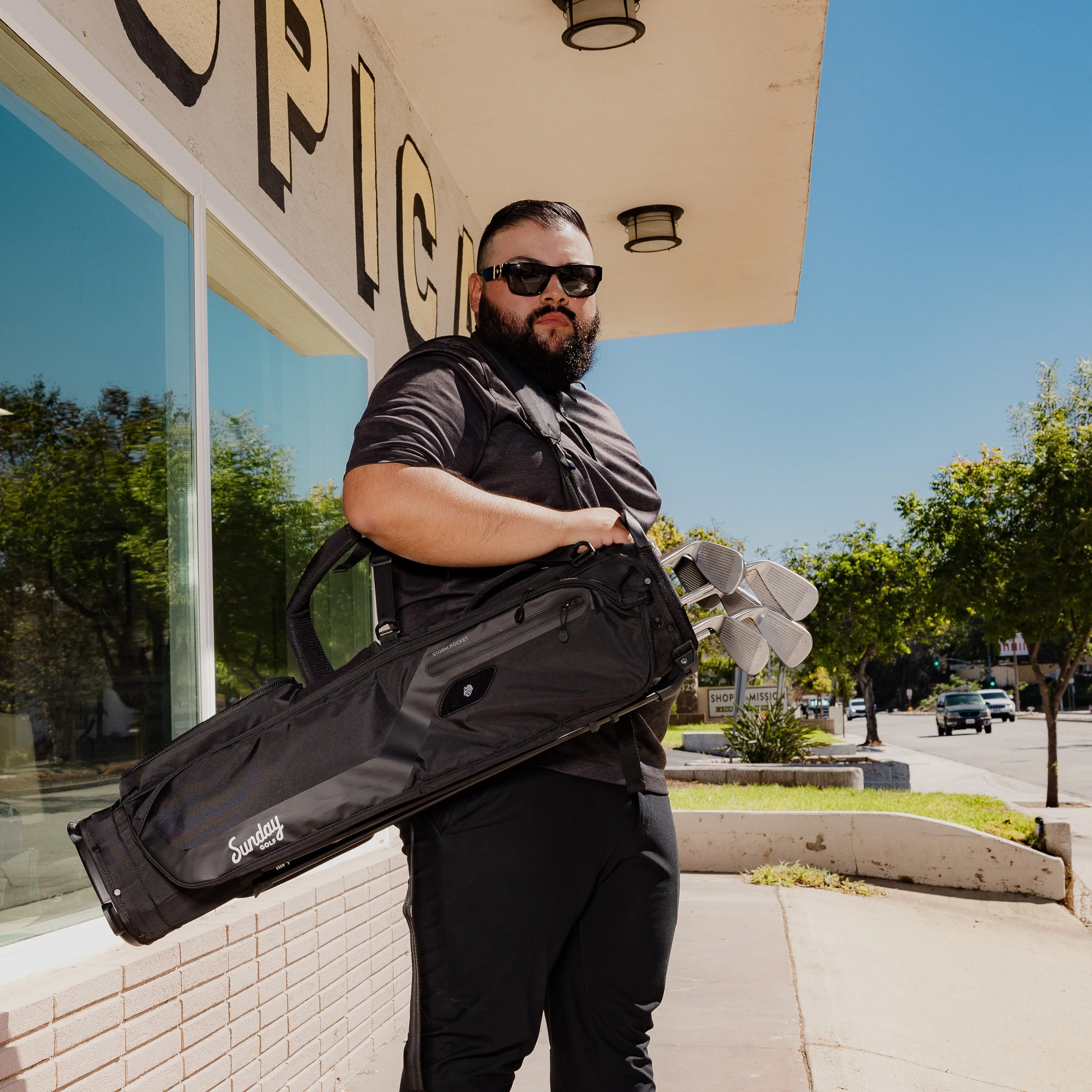 Sunday Golf EL CAMINO BAG | Matte Black