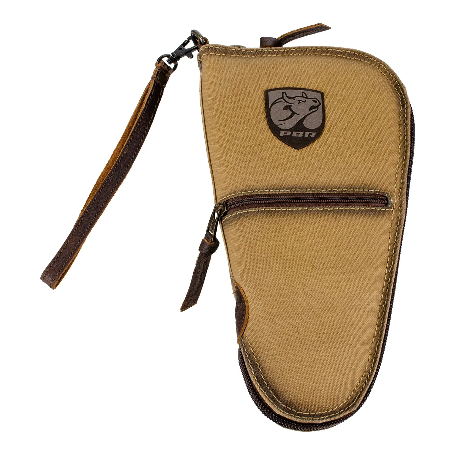 Tan Canvas Pistol Case