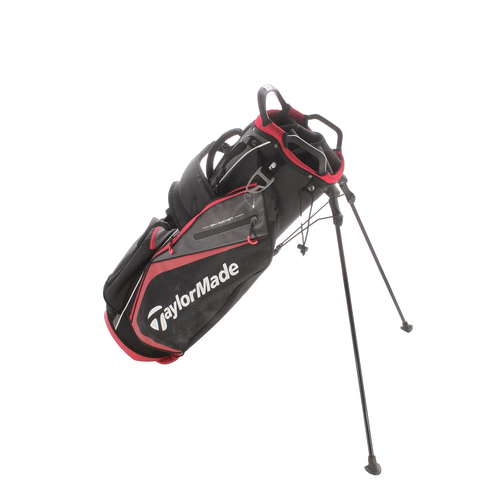 TaylorMade Select Plus Stand Stand Bag - Black/Red/Grey