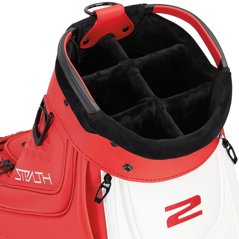 TaylorMade Tour Cart Bag - Red/White/Black