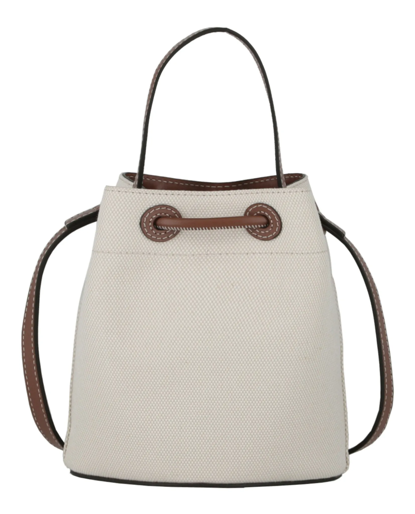 'TB' Cotton Bucket Bag