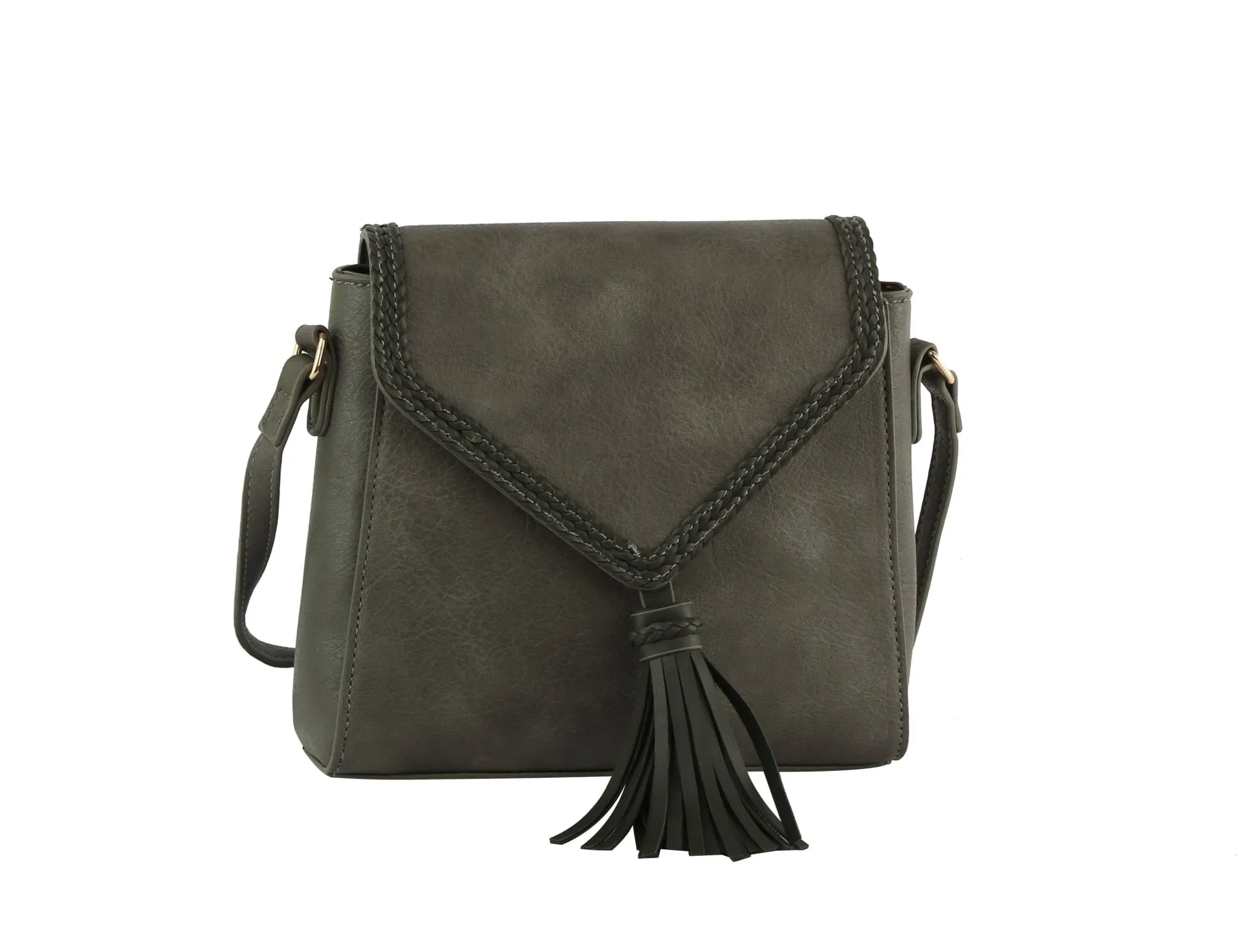 TDM0041 Eliza Square Tassel Crossbody