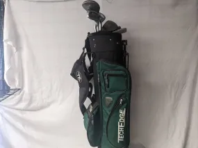 TechEdge Junior Tour Golf Set Size Bag 8 (RH) Clubs Color Black Condition Used