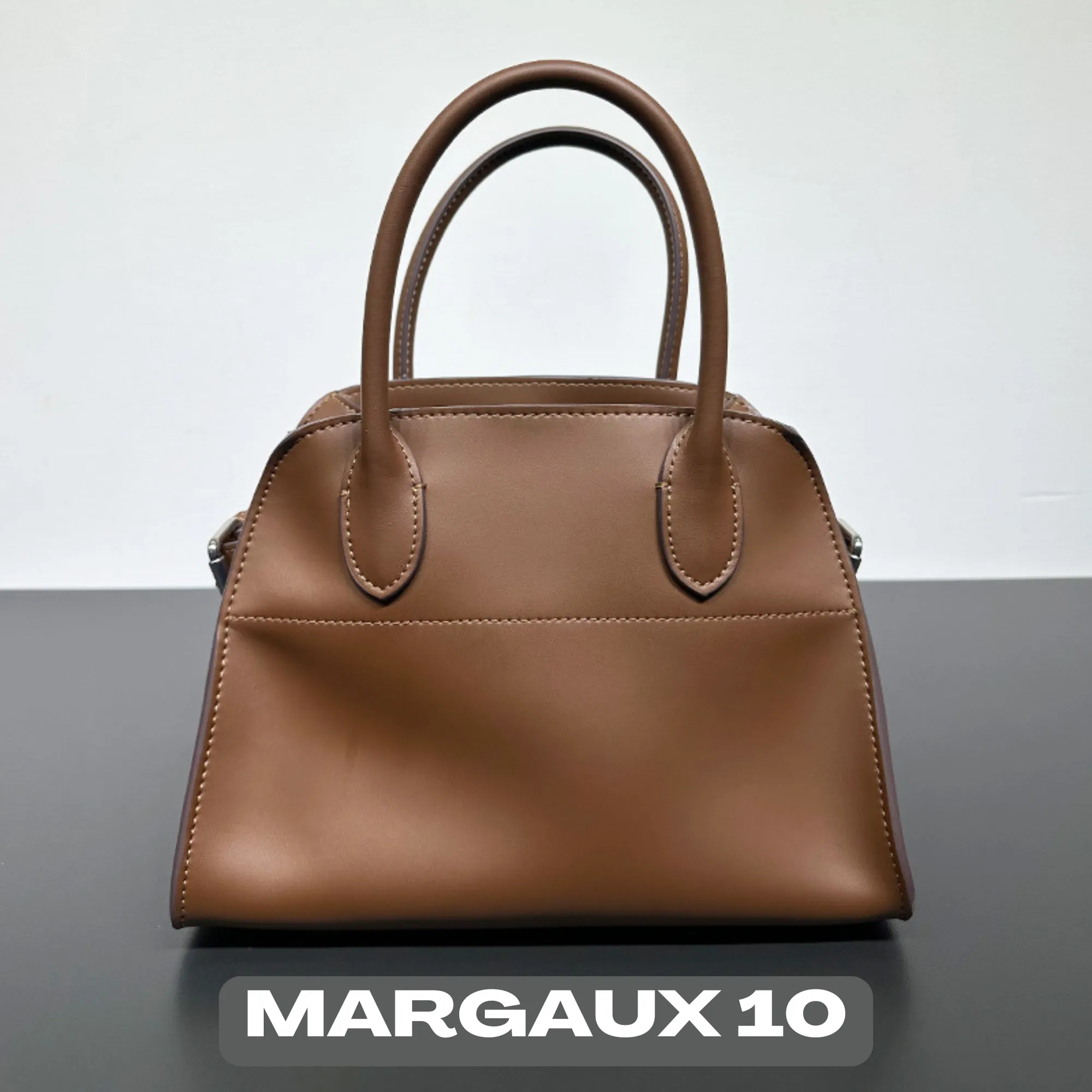 The Row Margaux Inspired Leather Bag | Without Logo