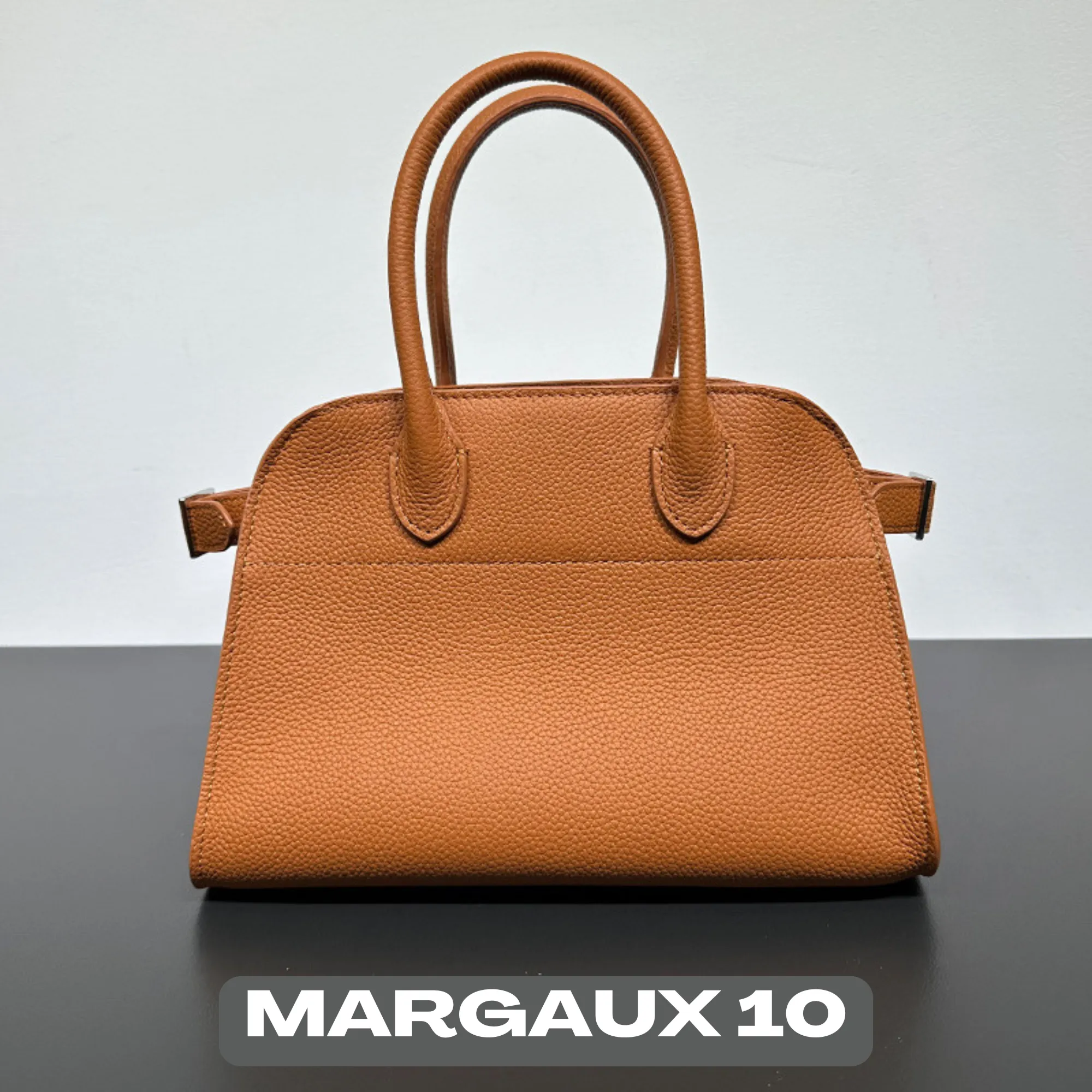 The Row Margaux Inspired Leather Bag | Without Logo