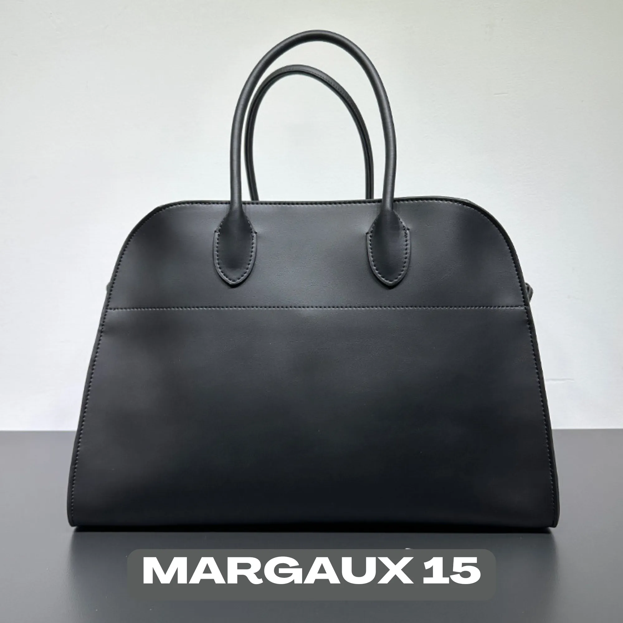 The Row Margaux Inspired Leather Bag | Without Logo