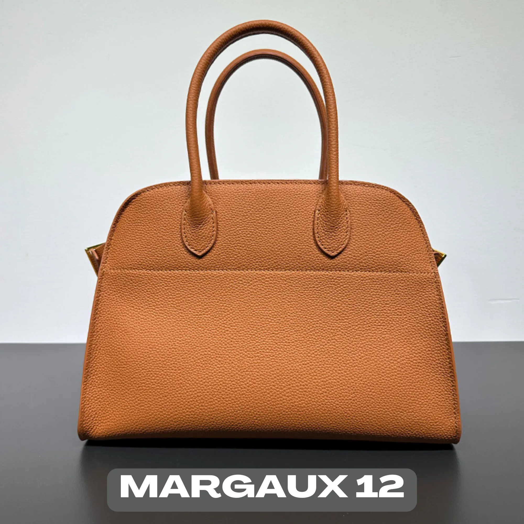 The Row Margaux Inspired Leather Bag | Without Logo