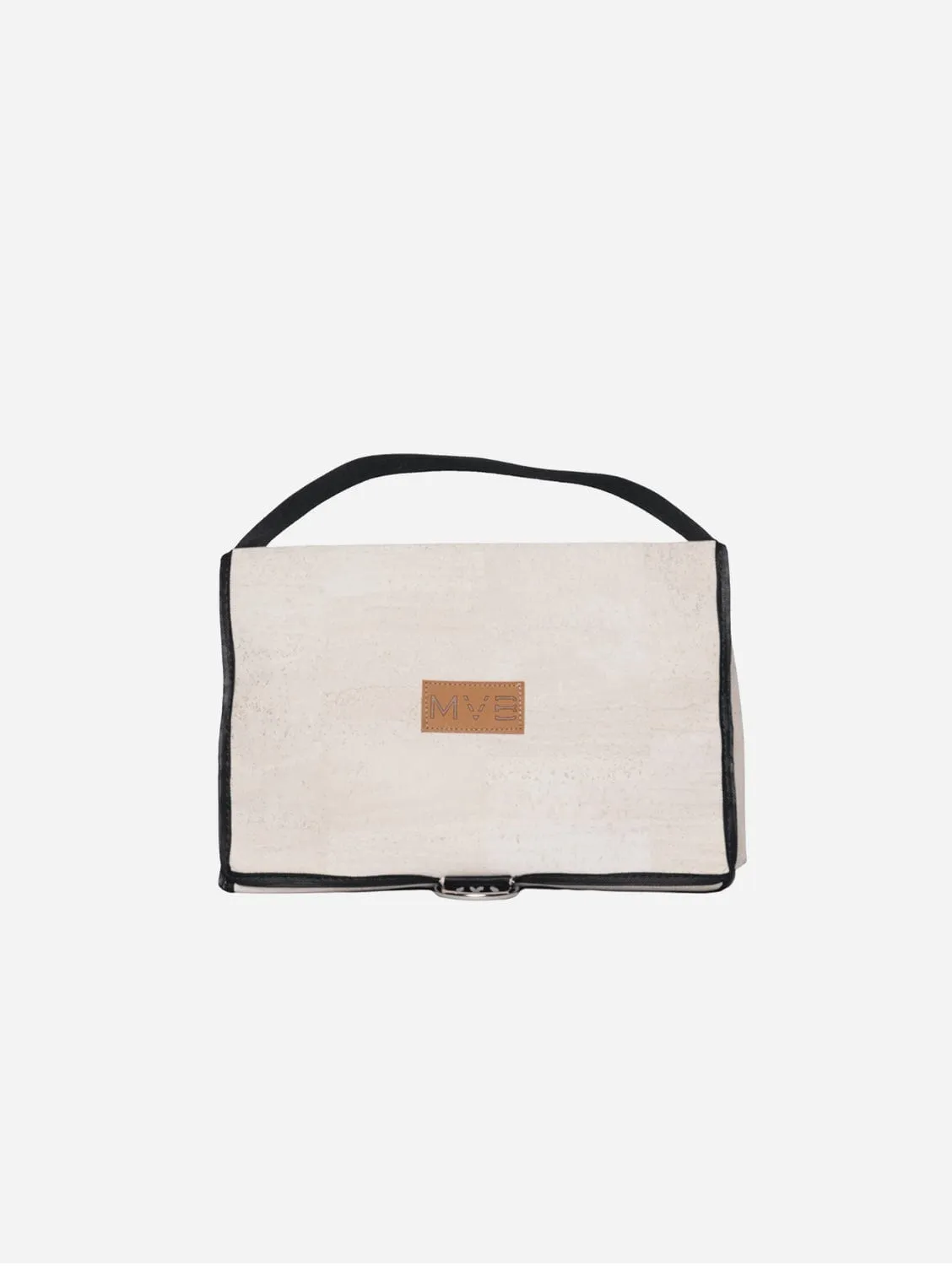 The Vegan Cork Toiletry Bag | White