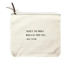 There's the Whole World (Mary Poppins) Canvas Zip Bag