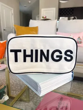 Things Large Canvas Bag